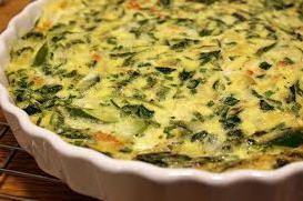 recipe for crustless quiche - from Muscle & Fitness Hers, Sept/Oct 2010