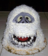 Bethany's 14th Birthday - Abominable Snowman Cake!