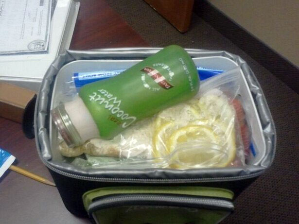 Chelle's clean eating cooler - figure competition diet.
