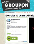 Daily Deal for your city! Groupon - huge discounts!