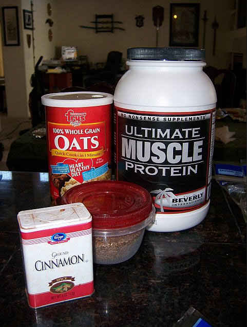 Oatmeal and Protein Powder
