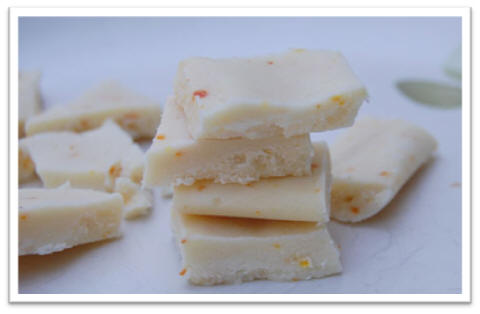 Coconut orange white fudge recipe