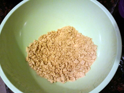 Chelle's recipe - crush the cereal