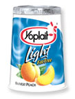 Yoplait Light - good tasting yogurt, low in sugar & carbohydrates