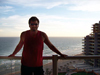 Bill standing on our patio, Diamonte 1002.  Las Palomas Golf Resort, Puerto Penasco Mexico